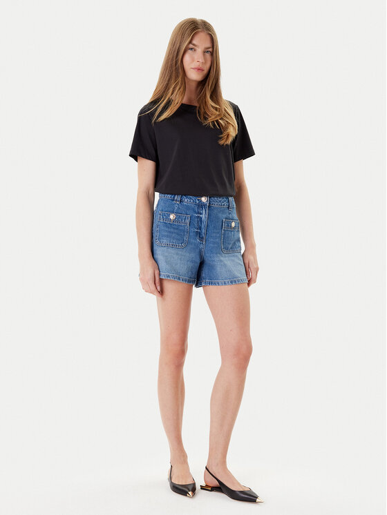 Morgan Morgan Pantaloni scurți de blugi 251-SHAMIZ Albastru Slim Fit