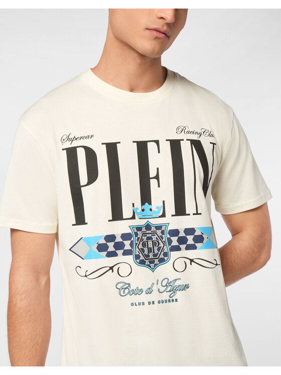 PHILIPP PLEIN PHILIPP PLEIN T-Shirt 24673 Biały Regular Fit