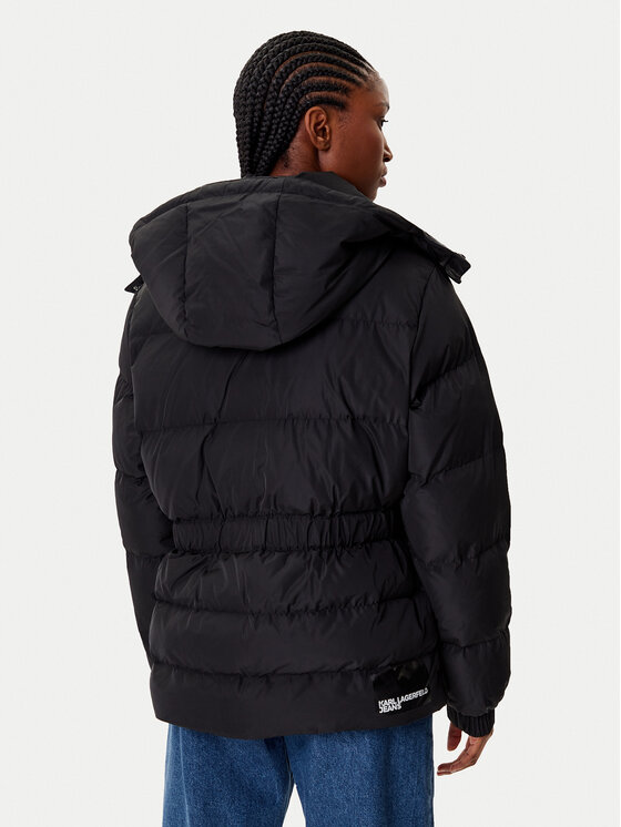 Karl Lagerfeld Jeans Karl Lagerfeld Jeans Winterjacke A3W15023 Schwarz Regular Fit