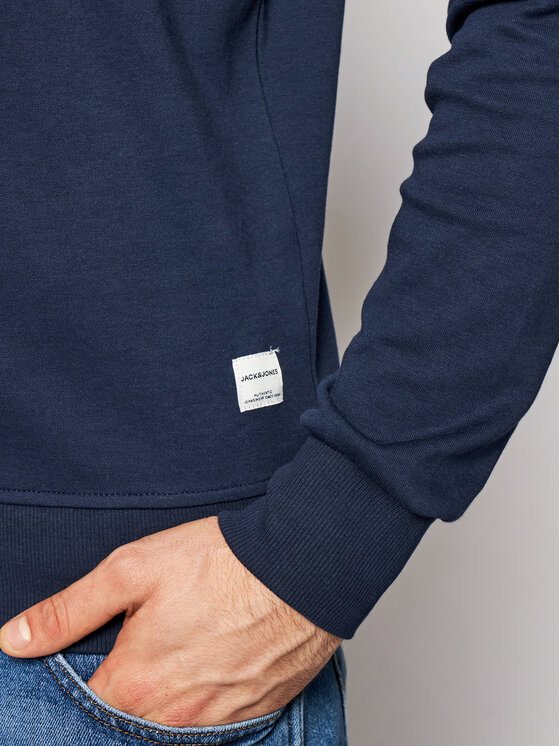 Jack&Jones Jack&Jones Bluza Basic 12181903 Granatowy Regular Fit