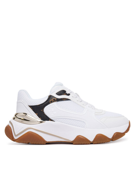 Guess Sneakersy FLTMZZ ELE12 Biały
