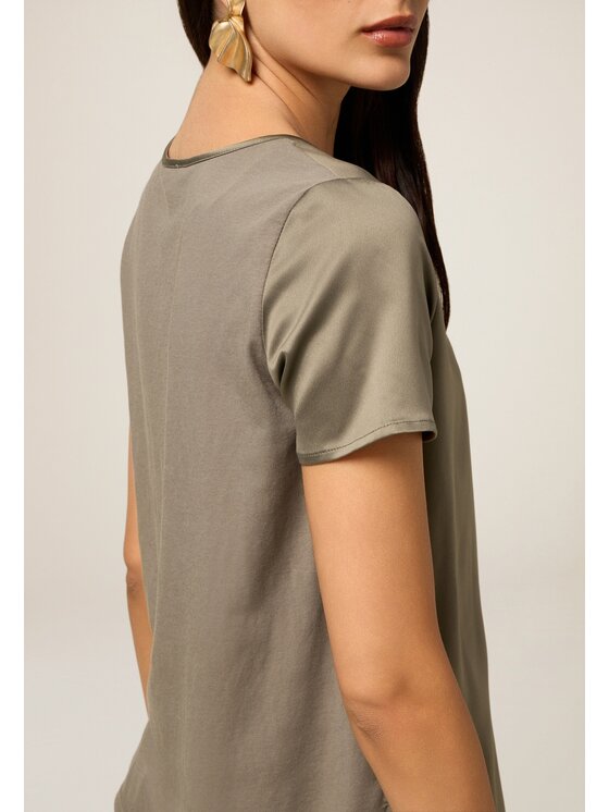 Oltre Oltre T-shirt G384J004171N035 Verde Regular Fit