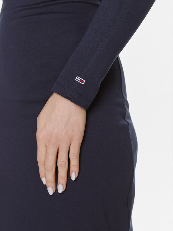 Tommy Jeans Tommy Jeans Повсякденна сукня DW0DW15889 Cиній Slim Fit