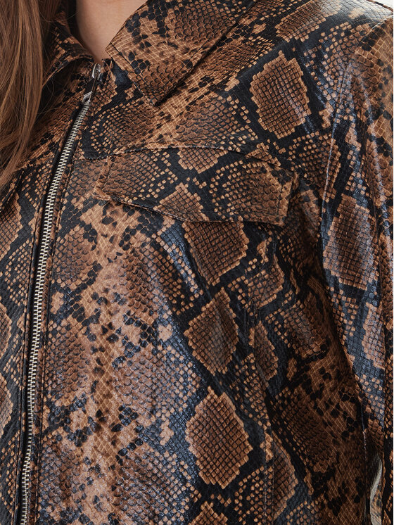 ONLY ONLY Giacca in similpelle Paris 15365492 Marrone Regular Fit