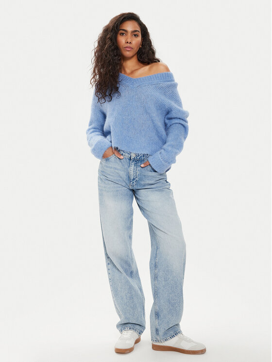 American Vintage American Vintage Pullover Bymi BYM18AE24 Blau Regular Fit