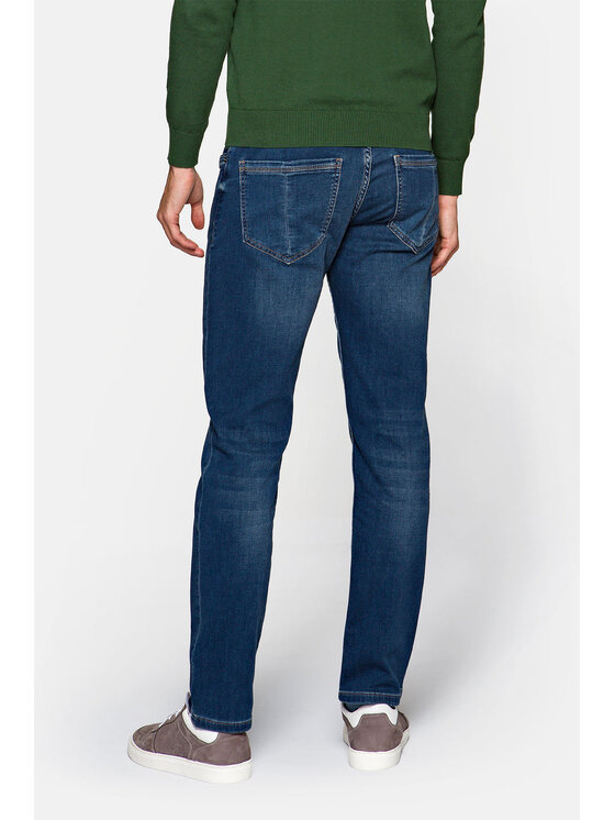 Lancerto Lancerto Jeansy Mason Granatowy Regular Fit