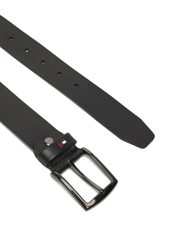 Tommy Hilfiger Tommy Hilfiger Curea pentru Bărbați AM0AM13576 Negru