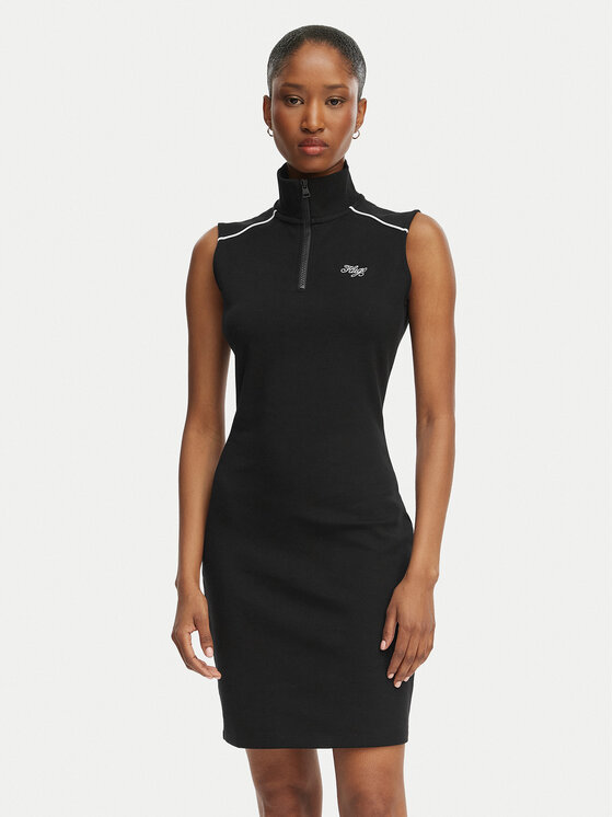 HUGO HUGO Kasdieninė suknelė Nuzippo 50558614 Juoda Extra Slim Fit