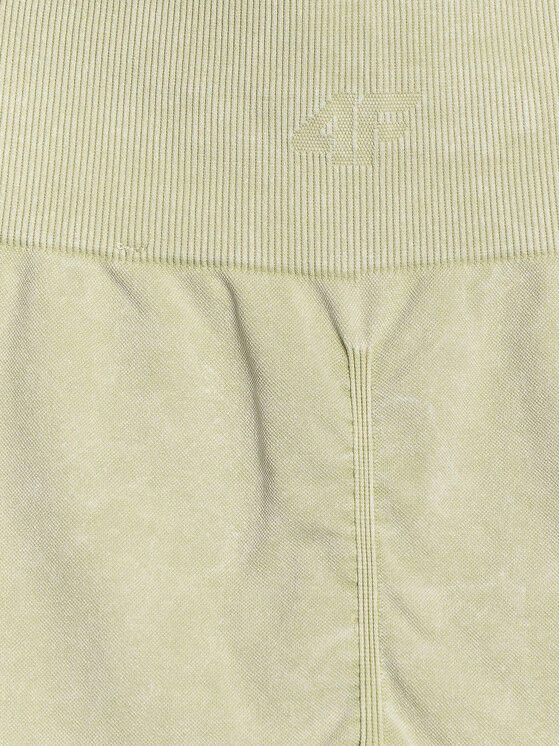 4F 4F Legginsy YOGA Zielony Slim Fit