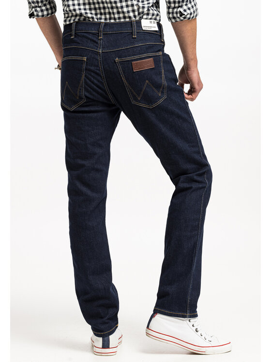 Wrangler Wrangler Jeansy GREENSBORO Niebieski Straight Fit