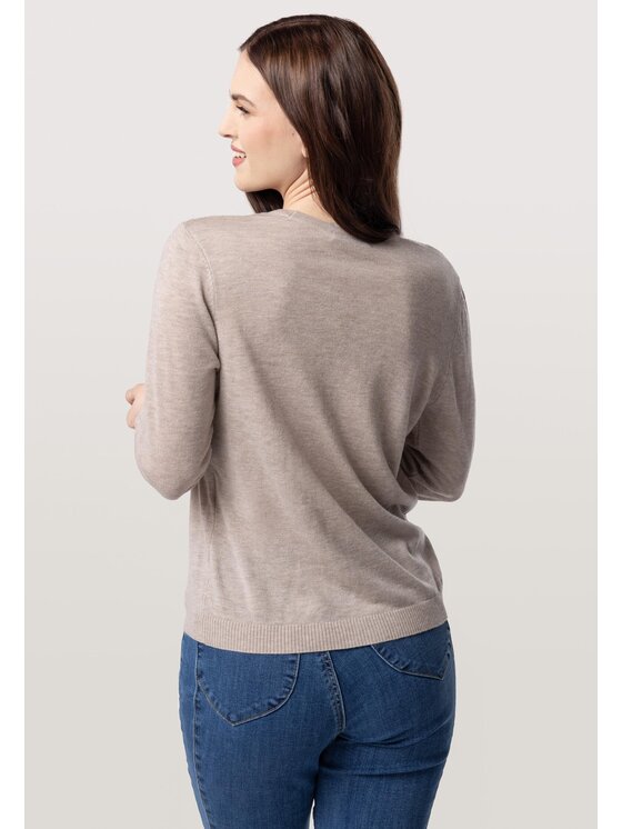 QUIOSQUE QUIOSQUE Sveter 6UM001 Béžová Regular Fit