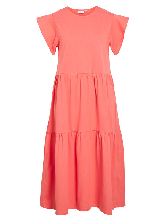 Vila Vila Haljina za svaki dan Summer 14087542 Koraljna Loose Fit