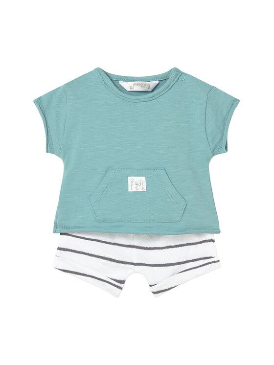 Mayoral Mayoral Σετ 2 t-shirts και παντελόνι 1626 Έγχρωμο Regular Fit