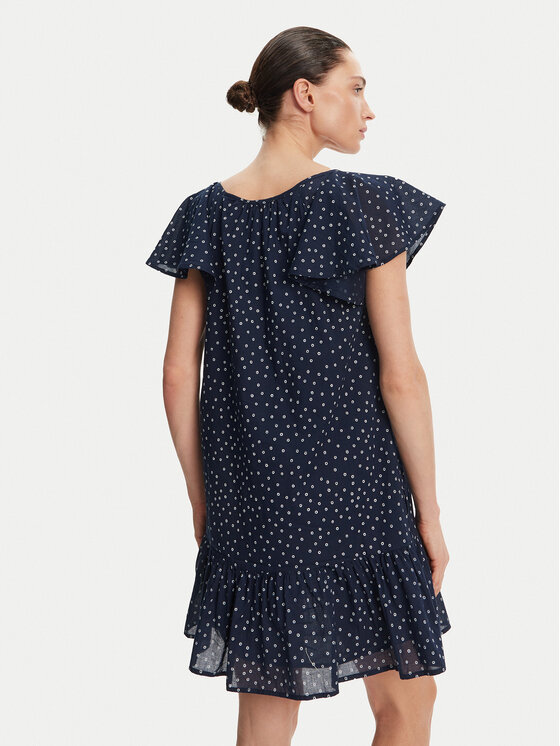 Pepe Jeans Pepe Jeans Vsakodnevna obleka Dafne PL953709 Mornarsko modra Regular Fit