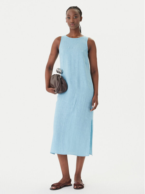 Marella Marella Sommerkleid Velo 2615221352 Himmelblau Regular Fit