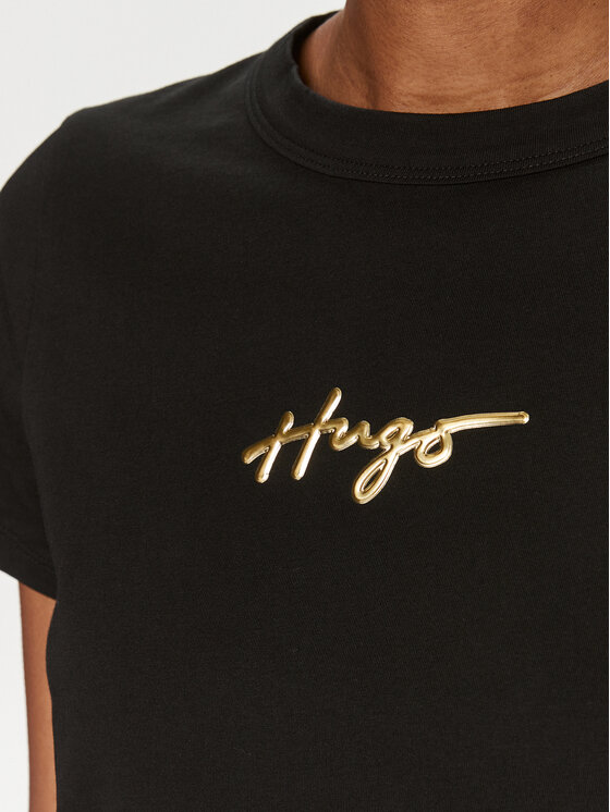 HUGO Hugo Tričko Classic 50508289 Čierna Regular Fit