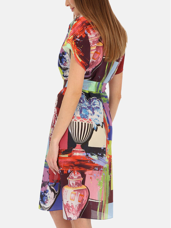 L’AF L’AF Sukienka letnia Eliza Kolorowy Regular Fit