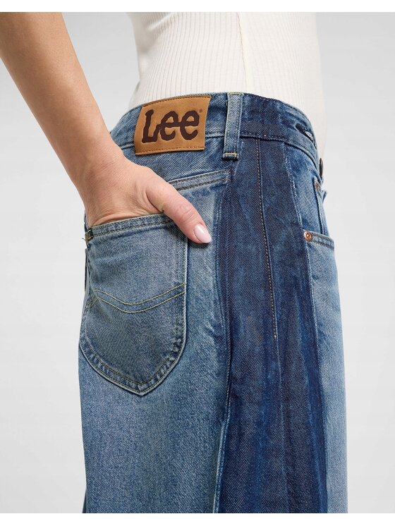 Lee Lee Jeansy Loose Rider Niebieski Loose Fit