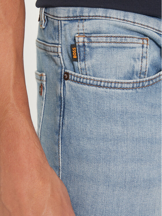 BOSS Boss Jeans hlače Delaware 50524029 Modra Slim Fit