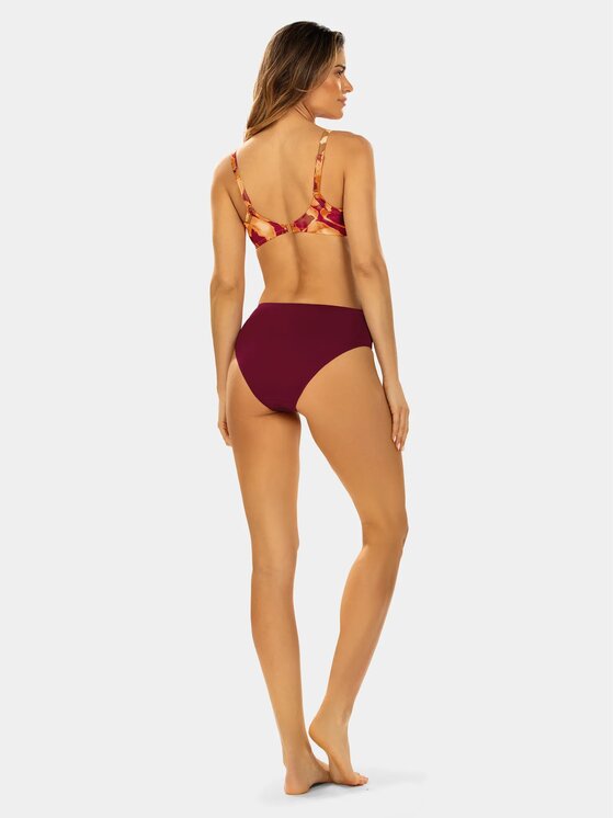 Feba Feba Dół od bikini FD164E Bordowy