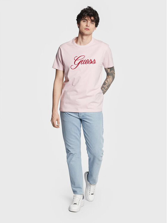 GUESS JEANS T-shirt Uomo Mod. M4YI46 K8FQ4 G011 Bianco