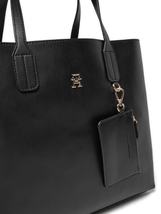 Tommy Hilfiger Tommy Hilfiger Rankinė Th Distinct Satchel AW0AW17335 Juoda