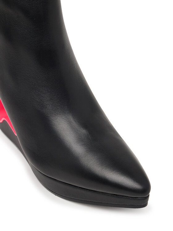 United Nude United Nude Polokozačky Void Bootie 110300116 Černá