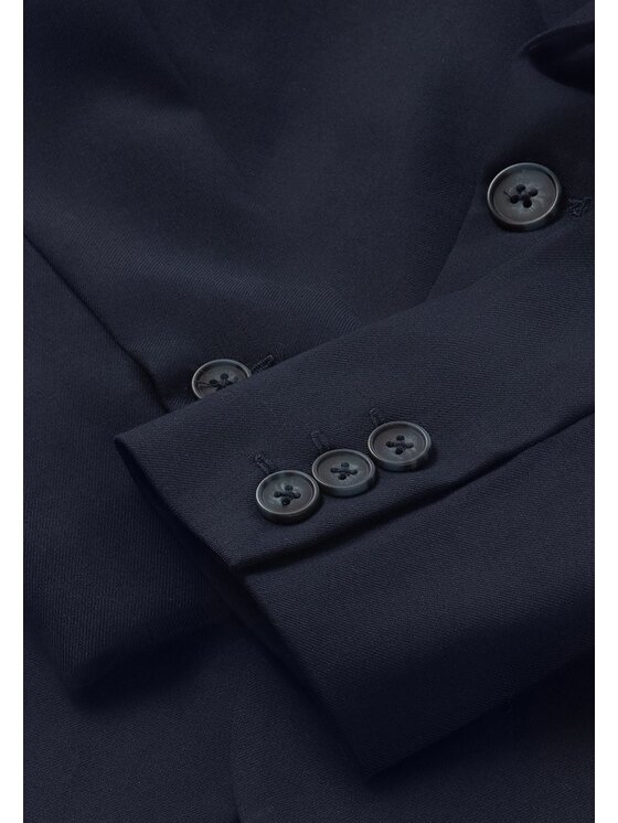 minoti minoti Marynarka 33FORMAL260 Granatowy Regular Fit