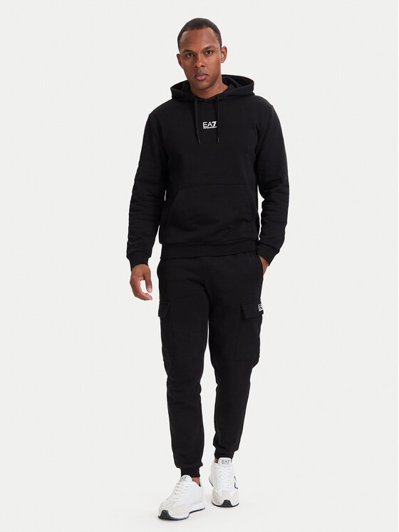 EA7 Emporio Armani EA7 Emporio Armani Majica dugih rukava 8NPM37 PJVTZ 1200 Crna Regular Fit