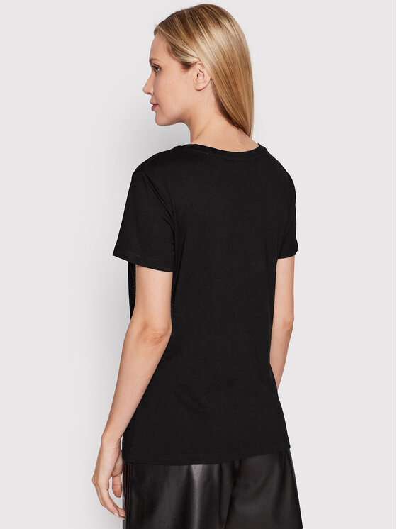 Guess Guess T-Shirt V2YI07 K8HM0 Schwarz Regular Fit