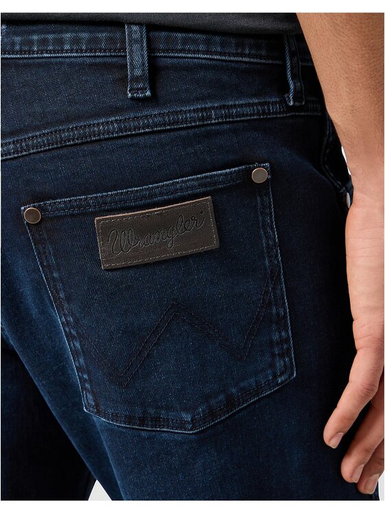 Wrangler Wrangler Jeansy GREENSBORO Granatowy Straight Fit