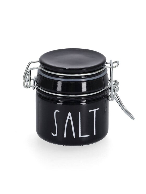 MIAhome MIAhome Słoik na przyprawy 100 ml MAKEDO SALT czarny Czarny