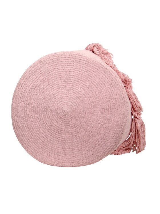 Lorena Canals Lorena Canals Przechowywanie Kosz Basket Tassels Pink Różowy