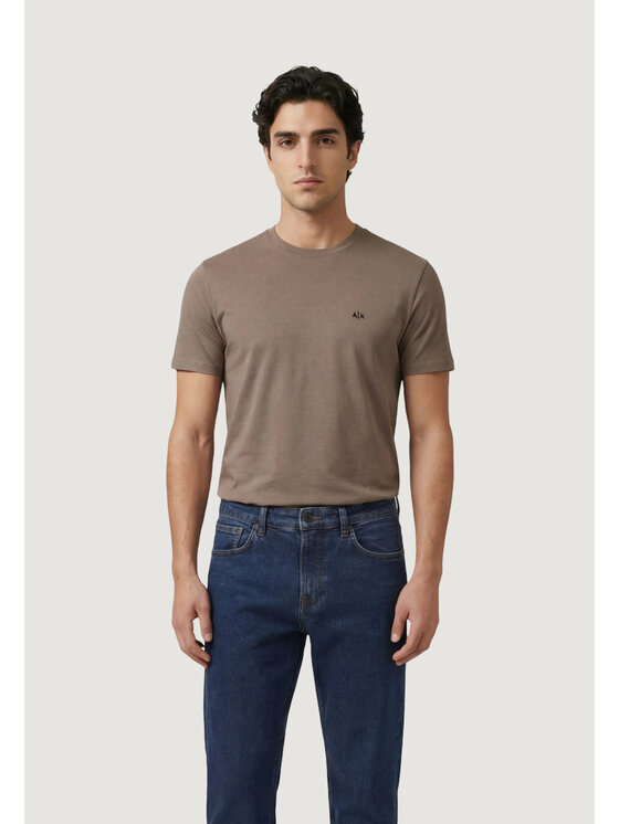 Armani Exchange Armani Exchange T-Shirt XM001568 AF10358 Brązowy Casual Fit