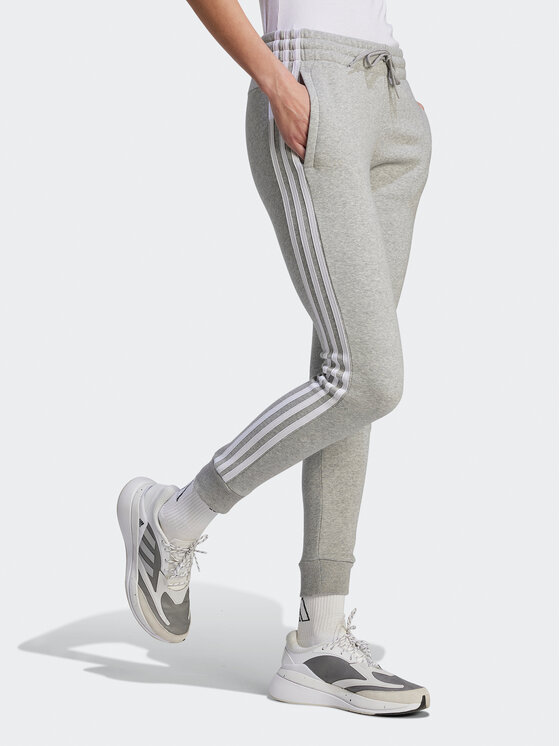 adidas adidas Спортивні штани Essentials 3-Stripes IL3282 Сірий Slim Fit