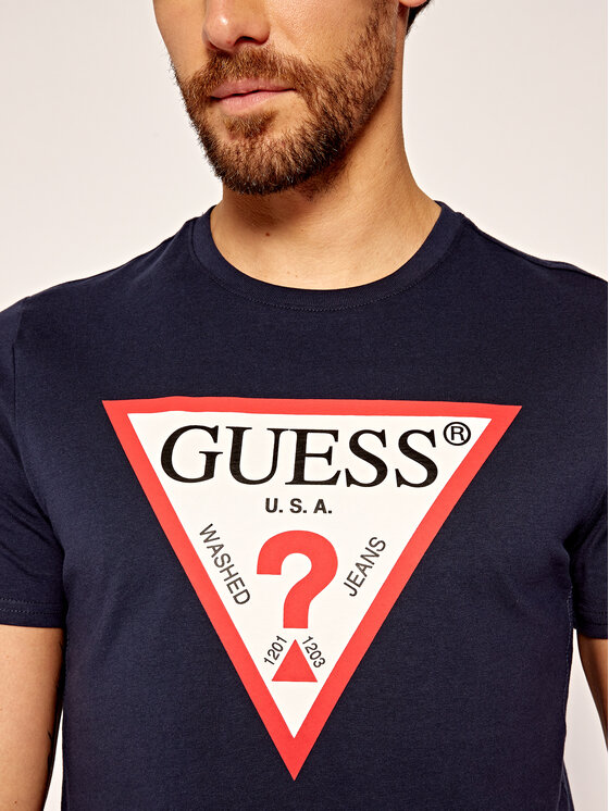 guess classic logo tee