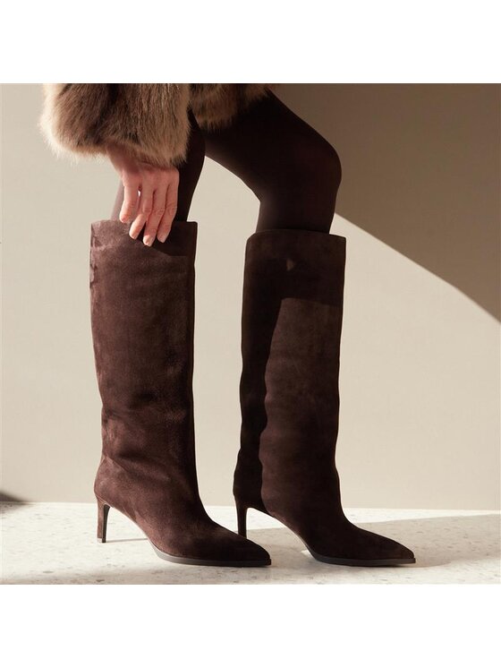 Naked Wolfe Naked Wolfe Stiefel Stated Dunkelrot