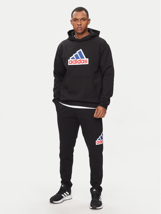 adidas adidas Μπλούζα Future Icons Badge of Sport IS3233 Μαύρο Relaxed Fit