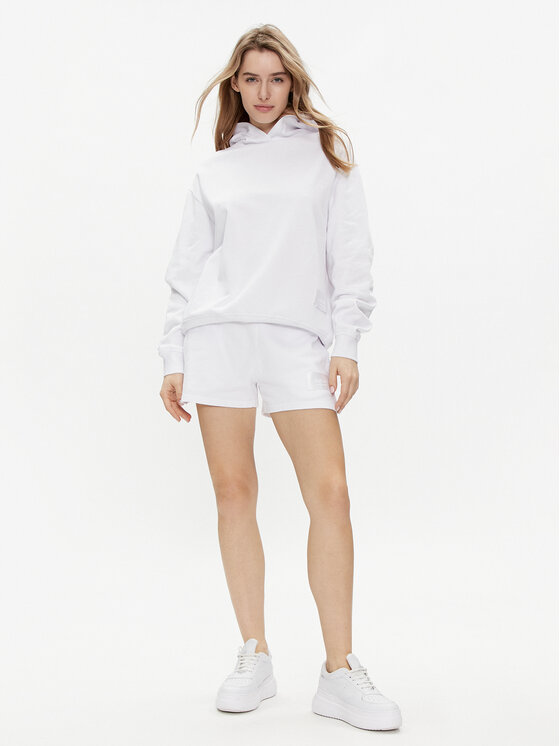 REPLAY Replay Bluza W3704E.000.23650P Biały Regular Fit