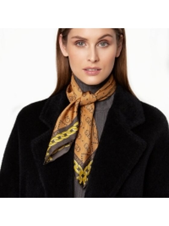 GIODORO GIODORO Μεταξωτό Μαντήλι GDS03 Καφέ