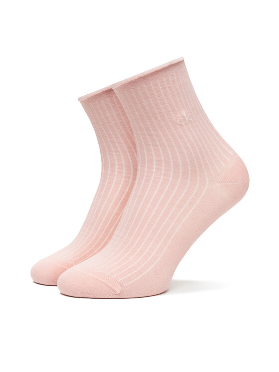Calvin Klein Calvin Klein Чорапи дълги дамски 701229681 Розов