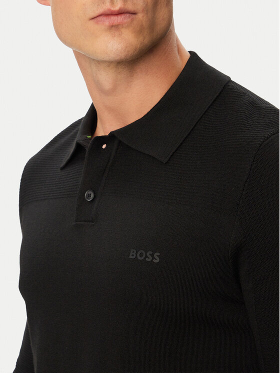 BOSS BOSS Pullover Momentum-X PL 50568962 Schwarz Regular Fit