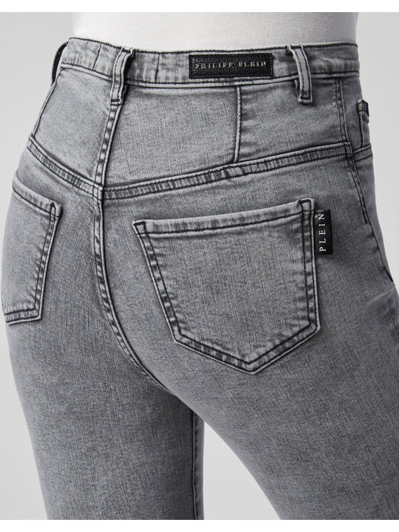 PHILIPP PLEIN PHILIPP PLEIN Jeansy 30218 Szary Slim Fit
