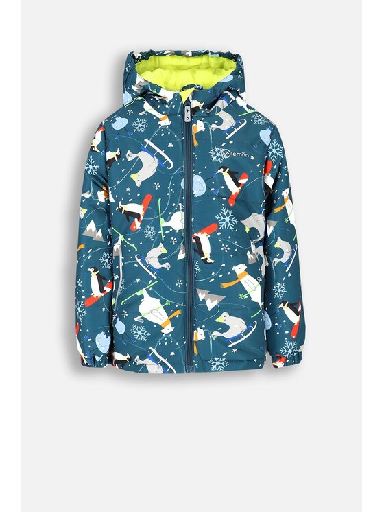 Lemon Explore Lemon Explore Kurtka narciarska ZL4152102OSB-015 Granatowy Regular Fit