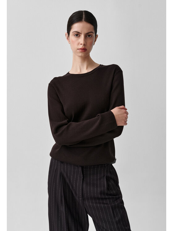 TATUUM TATUUM Bluzka BAS Brązowy Classic Fit