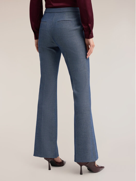 Motivi Motivi Pantaloni di tessuto P04OQ004820N004 Turchese Flare Fit