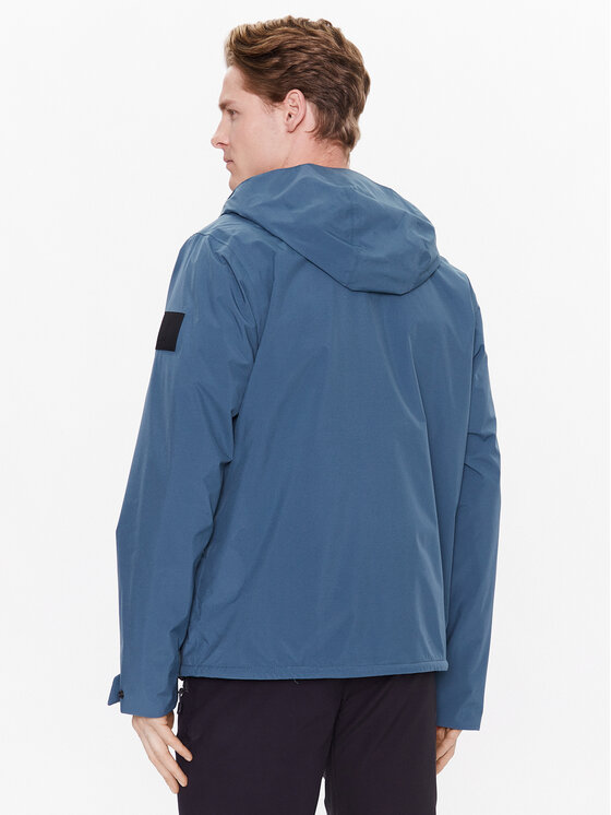 Jack Wolfskin Jack Wolfskin Geacă de ploaie Goldgewann 1115761 Albastru Regular Fit