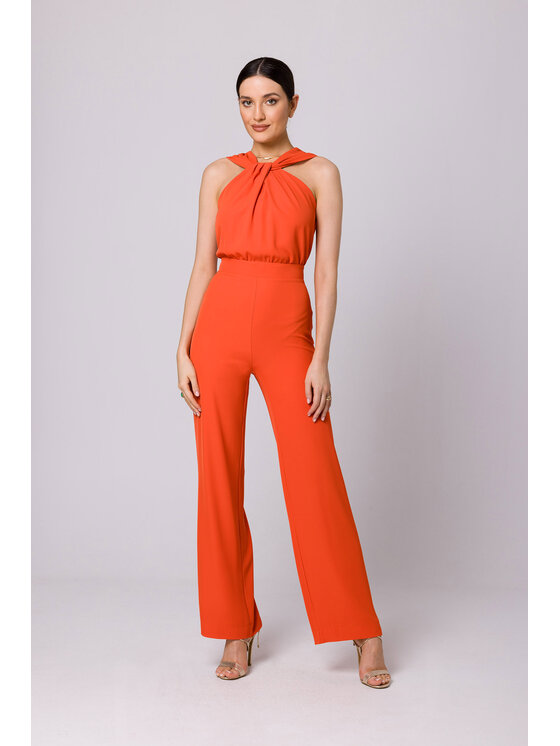 Makover Makover Jumpsuit K164 Arancione Regular Fit