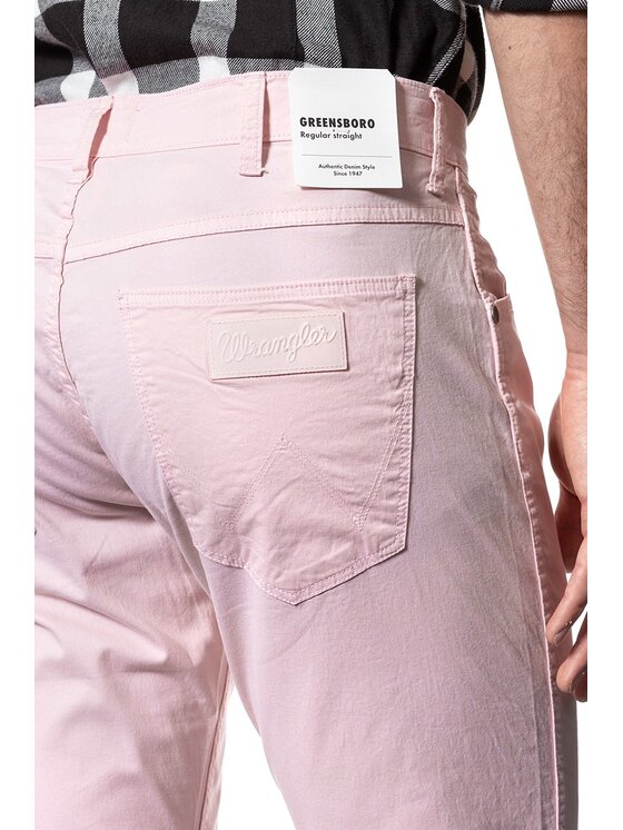 Wrangler Wrangler Pantaloni di tessuto GREENSBORO Rosa Straight Fit