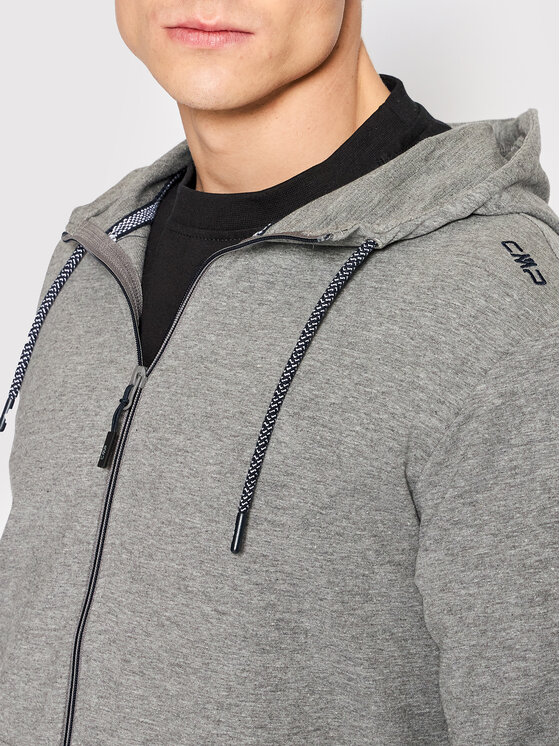 CMP CMP Mikina 32D8077M Šedá Regular Fit